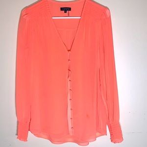 1 State Women’s Size Small Tangerine colored Blouse